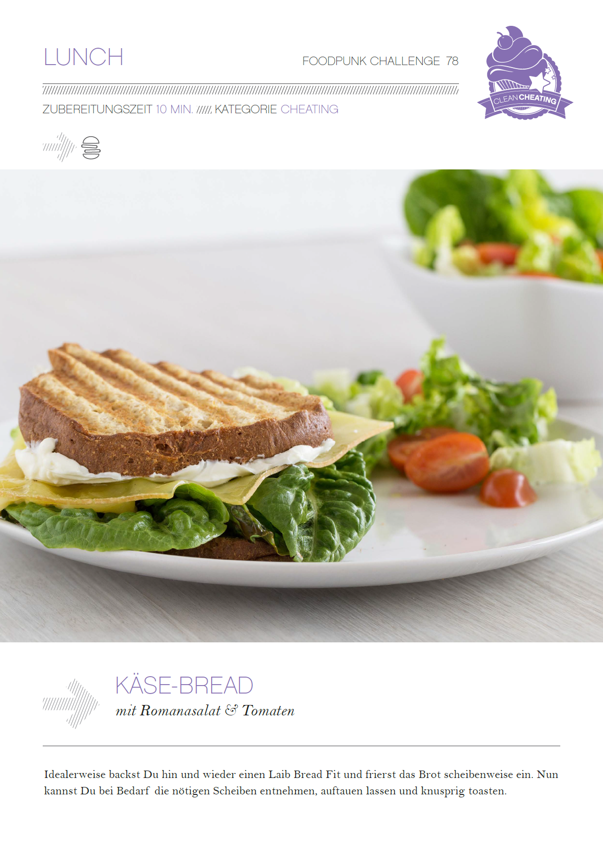 Clean Cheating 2000 kcal, 30 Tage Low Carb Ernährungsplan