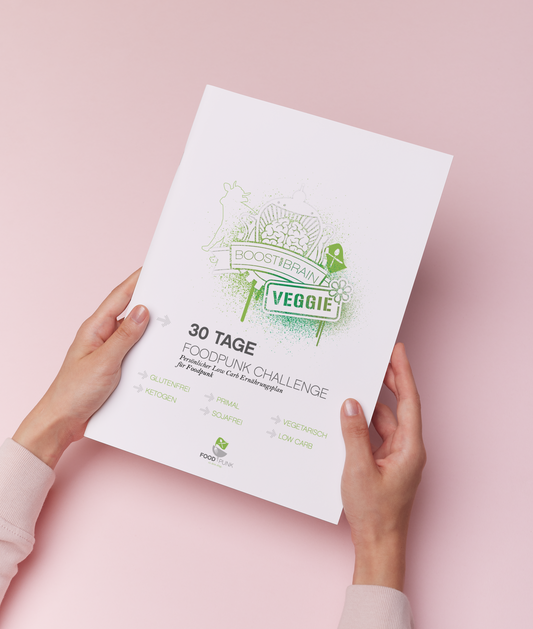 Boost Your Brain Veggie 1500 kcal, 30 Tage vegetarischer Keto Ernährungsplan