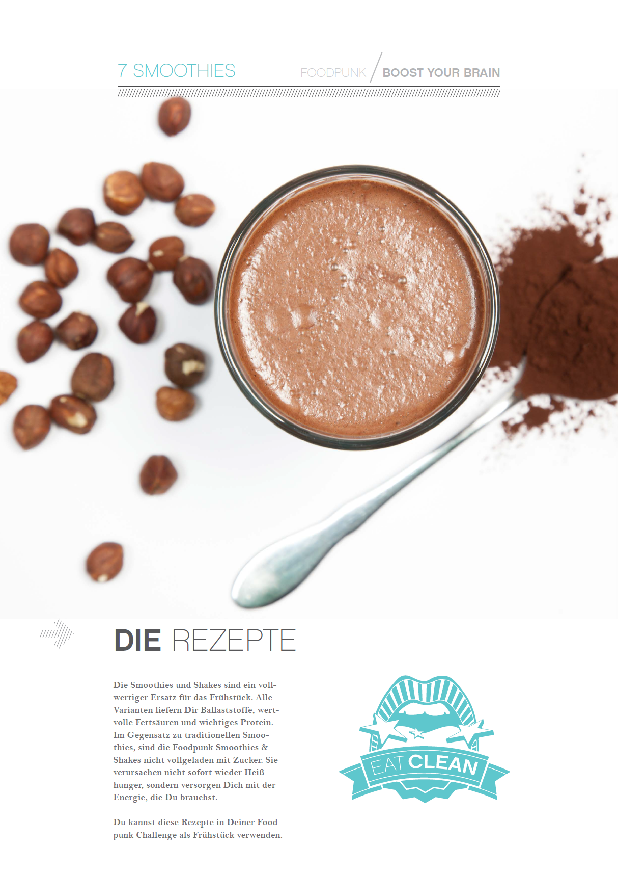 Smoothie Upgrade, Eat Clean 2000 kcal, 7 Rezepte für Smoothies & Shakes