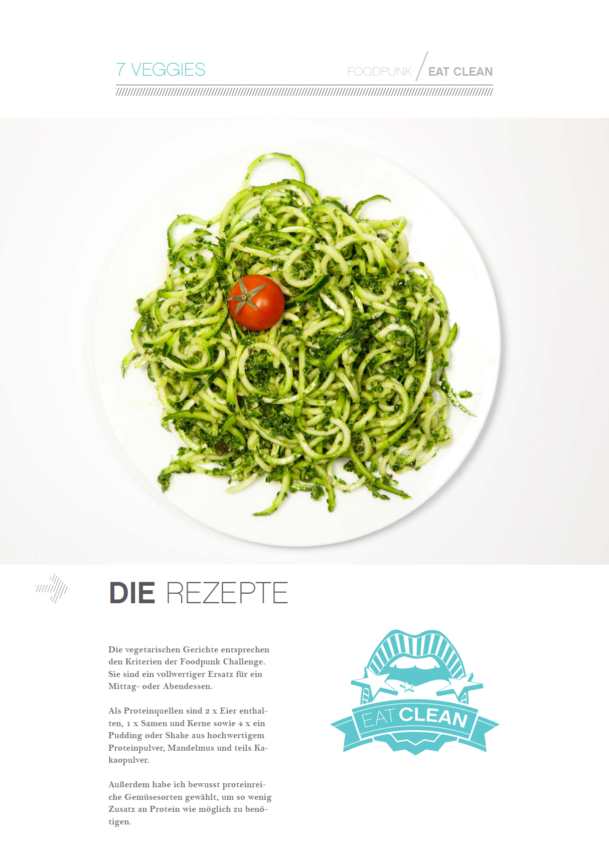 Veggie Upgrade, Eat Clean 1600 kcal, 7 vegane & vegetarische Rezepte